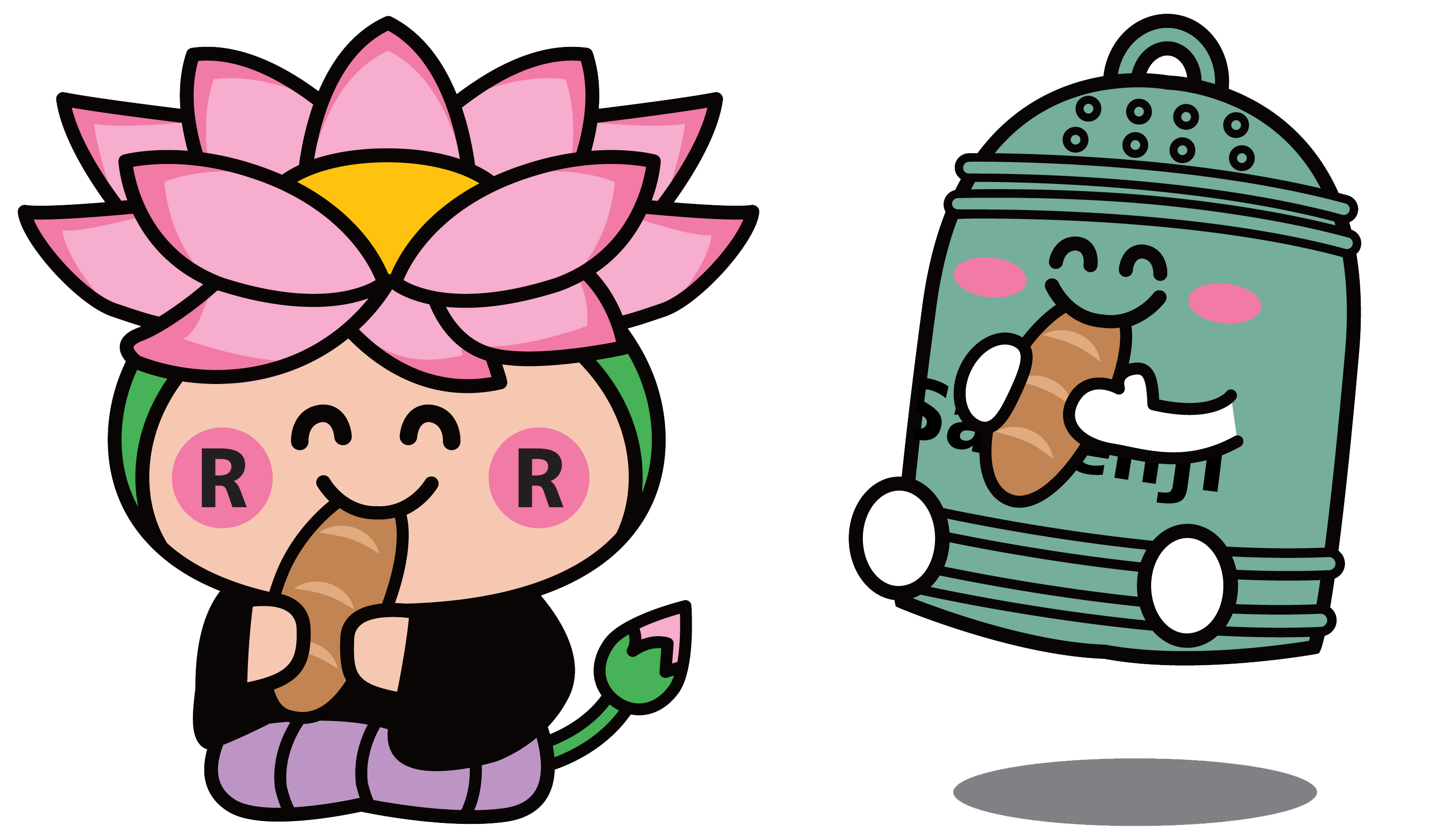 サイくんレンちゃん